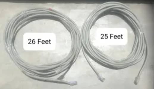 Internet Lan Cable available in 3 sizes 26ft, 25ft, 10ft