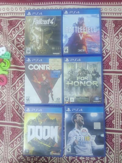 ps4 games control for honor battlefield v doom fallout 4 fifa