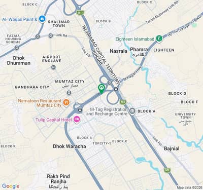 5 Marla (25*50) Plot Available For Sale On 3 Years Easy Instalment Plan In Top City-1 Islamabad