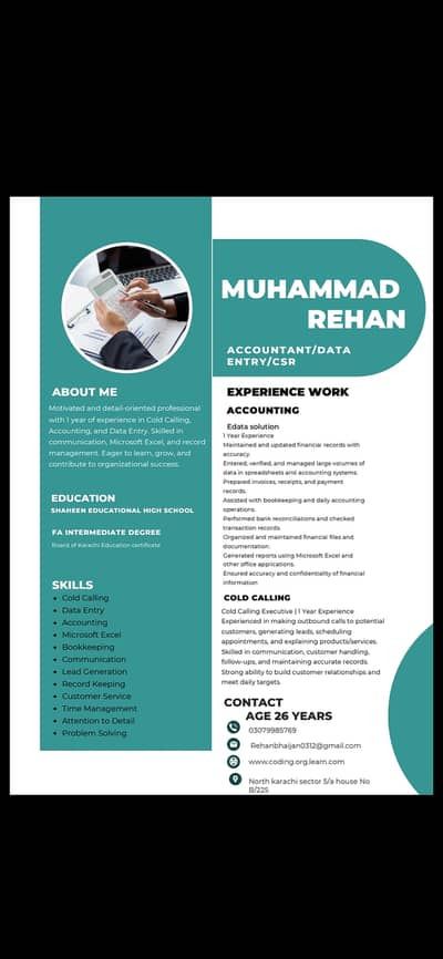 Hi I want job as a account and Data Entry seriously urgent need