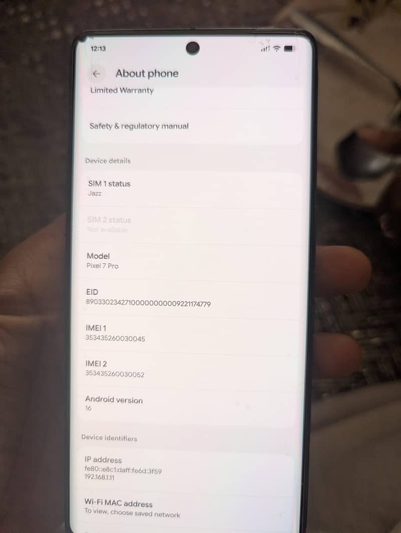 Google Pixel 7 Pro 5