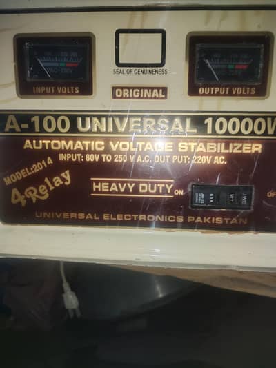 10000 watt voltage stabilizer for sale good condition