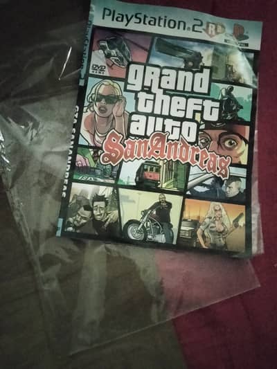 This is a playstation game GTA San Andreas