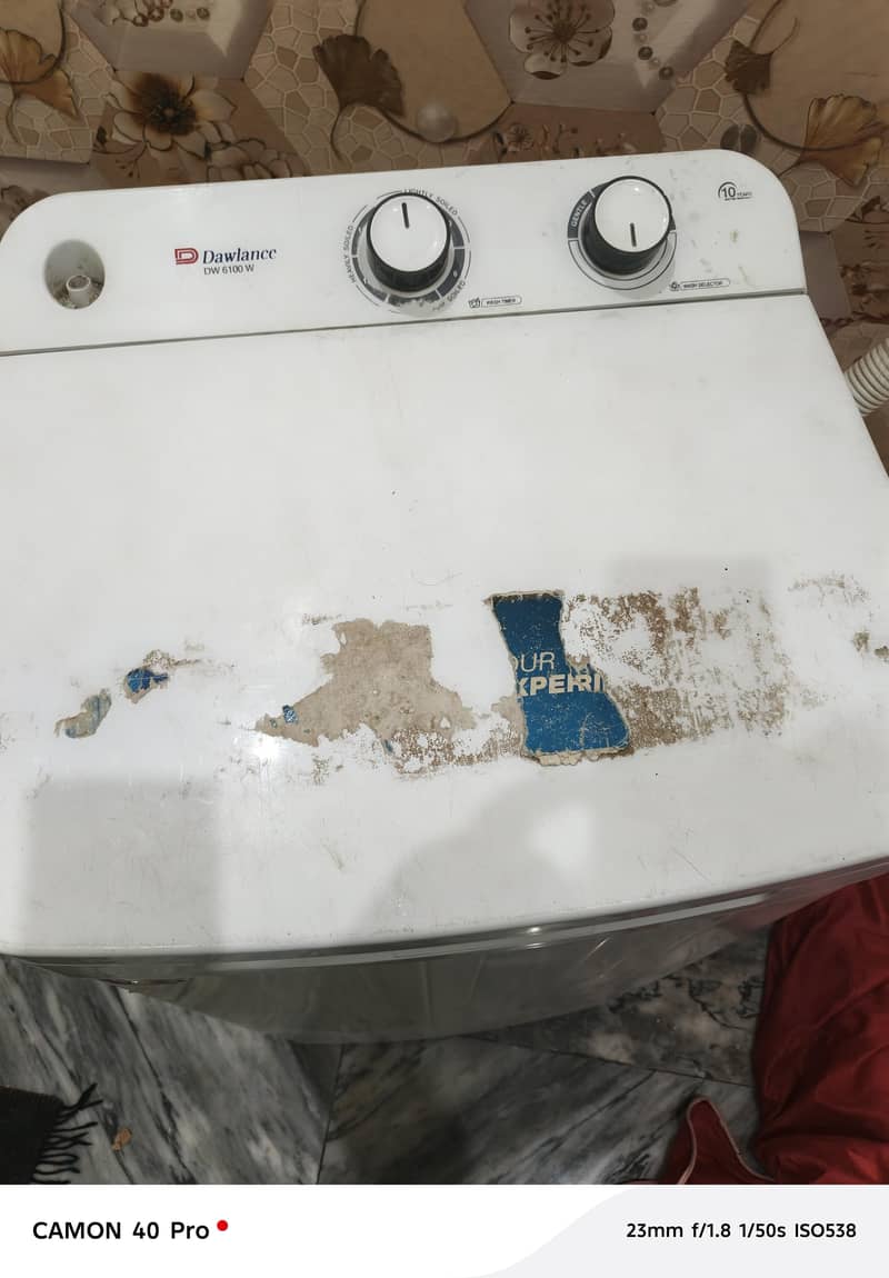 washing machine 1