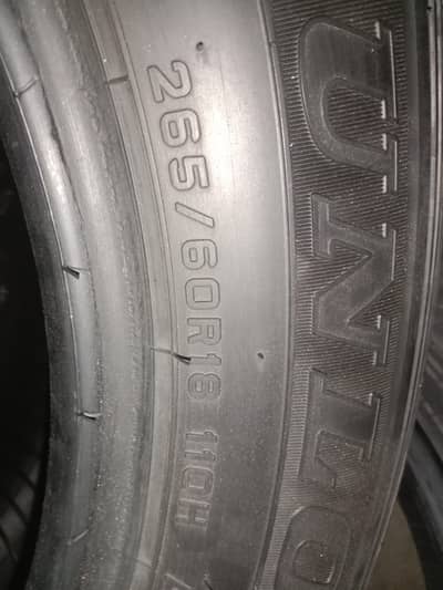 4 used tyres