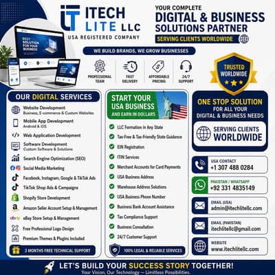 USA LLC Formation | Website Development | SEO | Digital Marketing