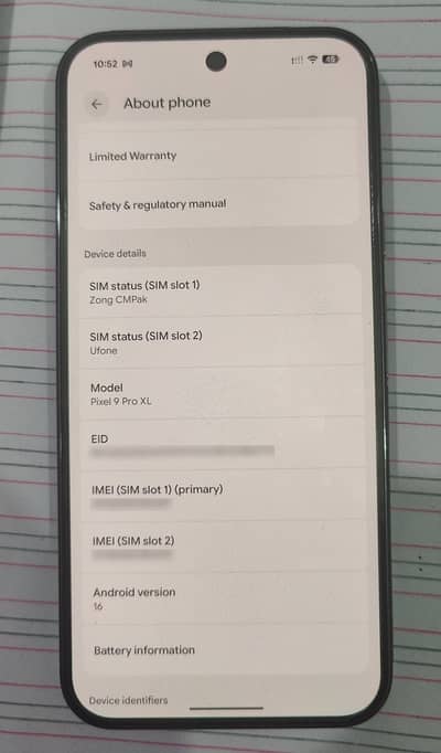 Google Pixel 9 Pro XL