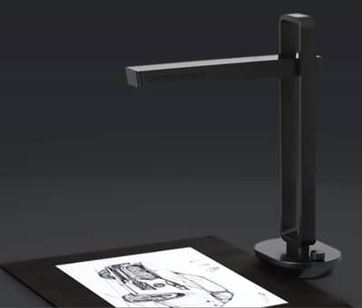 The CZUR Aura (or Aura Pro) smart book and document scanner