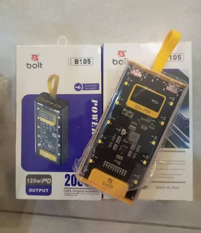 Bolt B-105 Power Bank Organial 20000MAh