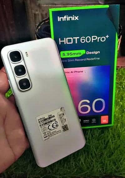 Infinix hot 60pro plus edge 256Gb silver 10days used phone 10_10