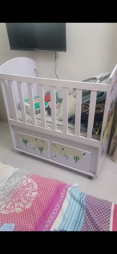 Baby Cots Good Condition with two Cobord