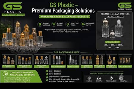 Attar Glass Bottles,Plastic Bottles Wholesale,Spray Pumps Wholesale,