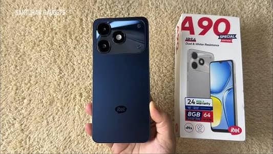 Itel A90 Limited Edition 9month wranty Box & charger