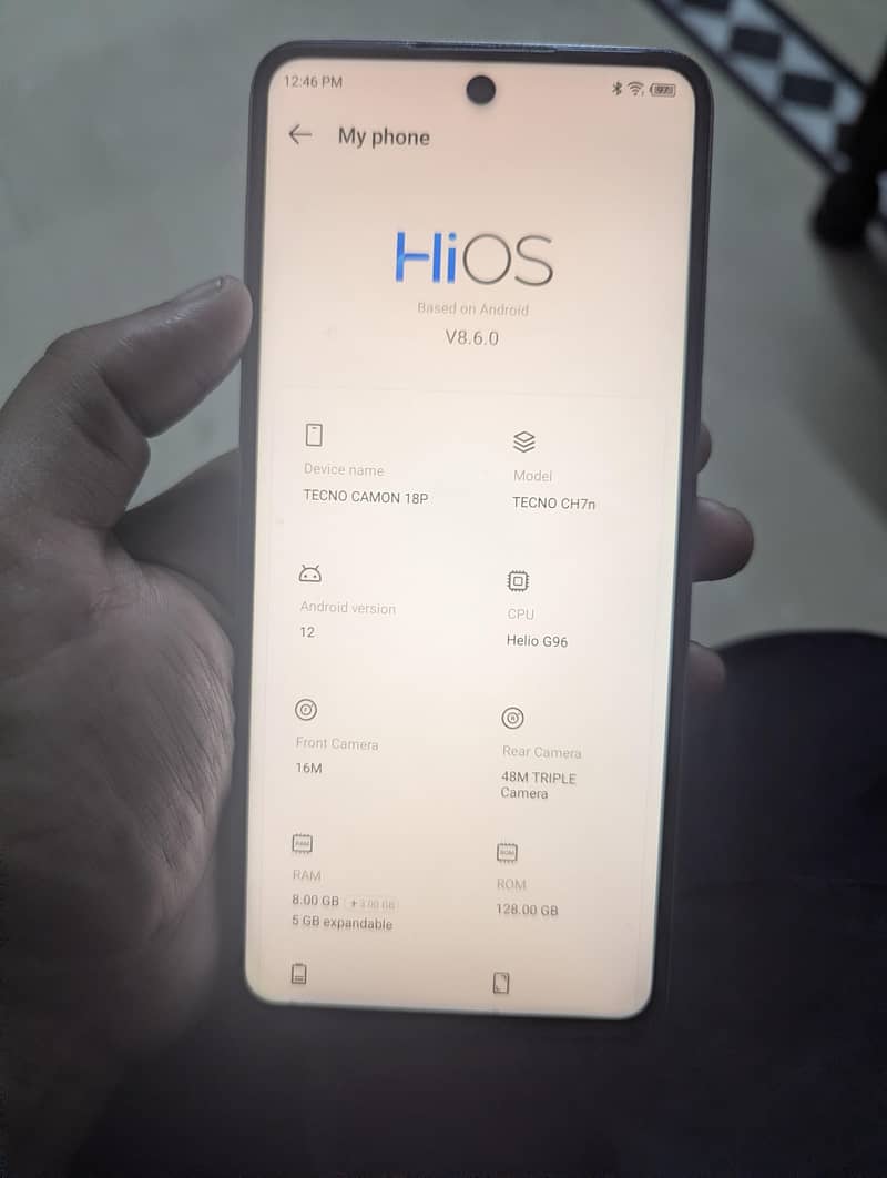 Tecno Camon 18P 0