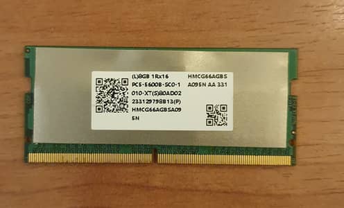 16GB (8 x 2) Hynix DDR5-5600 SODIMM non-ECC unbuffered Laptop RAM New
