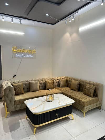 L shape Sofa / Sofa Set / 6 Seater Sofa