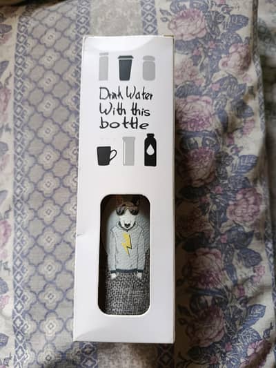 Glass water bottle
