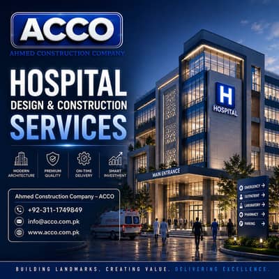 ACCO Construction Company in Pakistan | Architecture, Design & Turnke