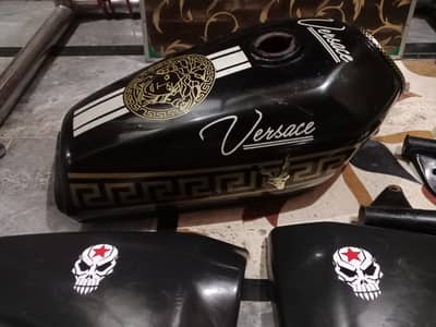 Honda 125 Tanki tapy handle 110 ka silencer