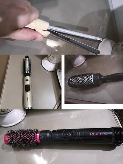 curlers and air brush