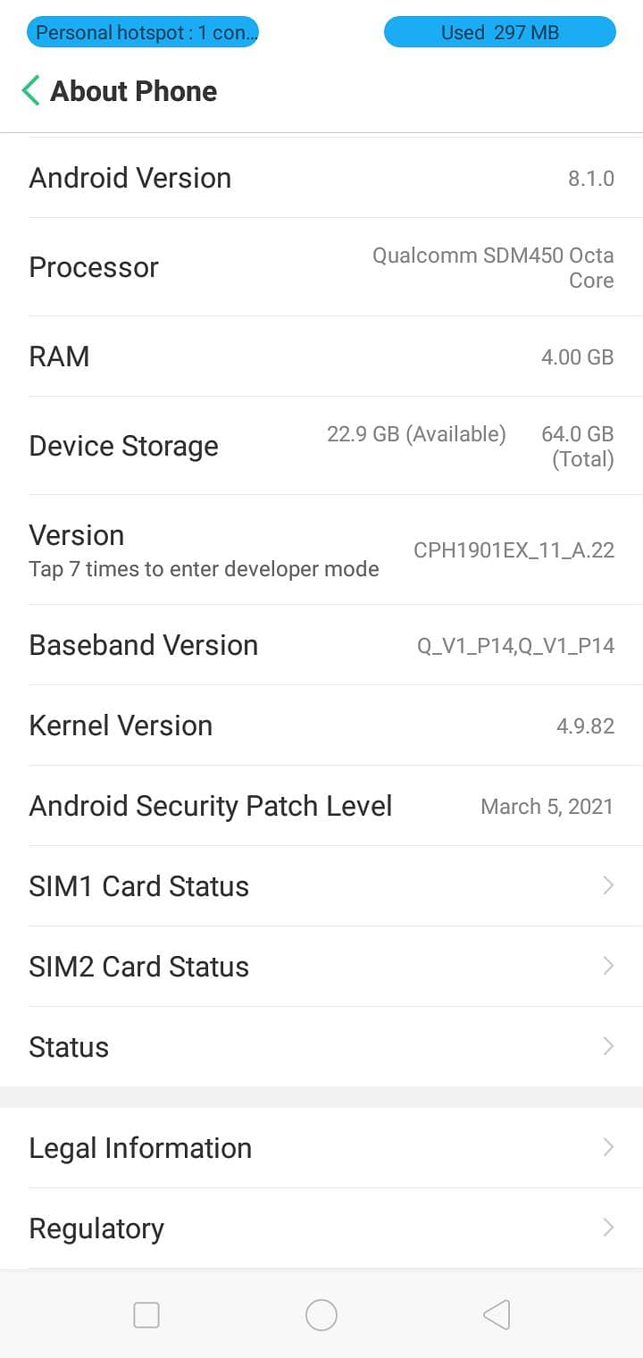 OPPO A7 3