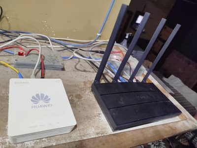 TP Link Archer C6 5G and Huawei ONU device Gigabit