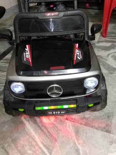 Kids Mercedes Jeep Ride-On Electric Car | Rechargeable Battery | LED