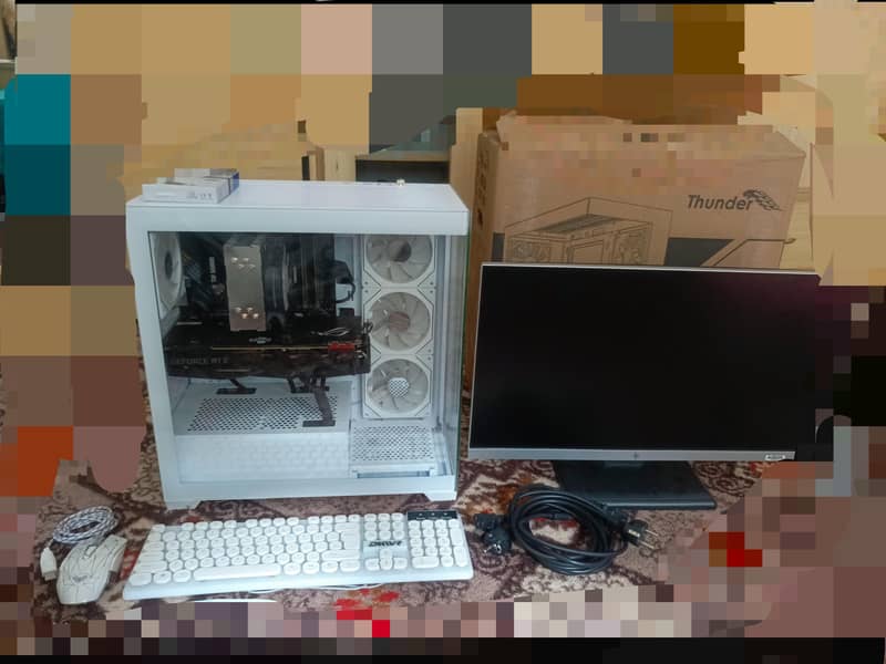 Full Gaming PC Setup with Display + GPU 1