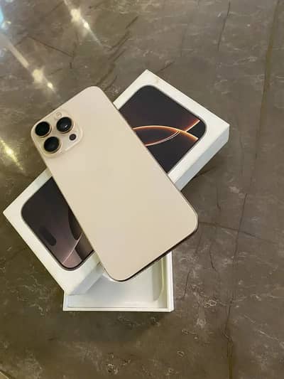 Iphone 16 pro max 256gb | JV | Dessert titanium | 96 % health