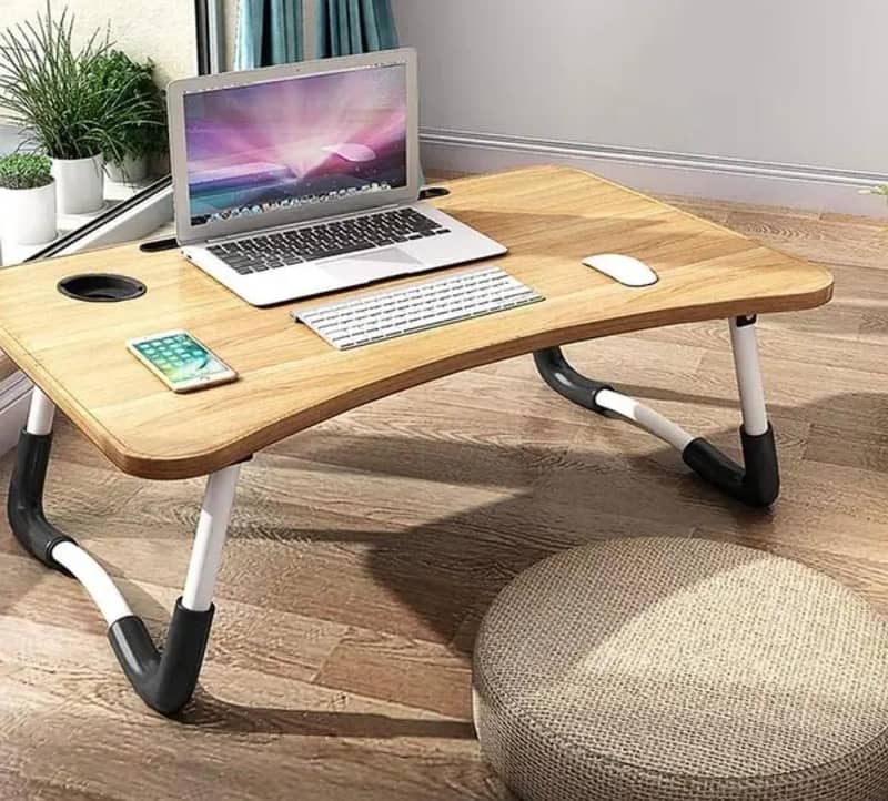 Wooden Laptop and study table with foldable design 1
