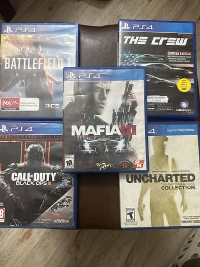 PS 4 games for sale