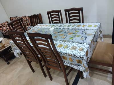 6 seater dining table