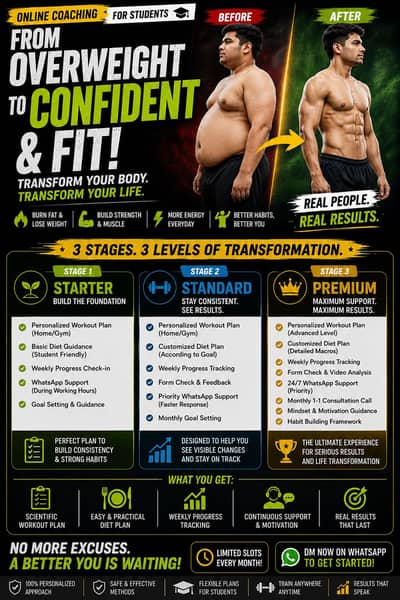 Online Fitness Coaching for Students