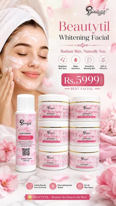 BEAUTYTIL WHITENING FACIAL Feel fresh,and confident and beautiful ever