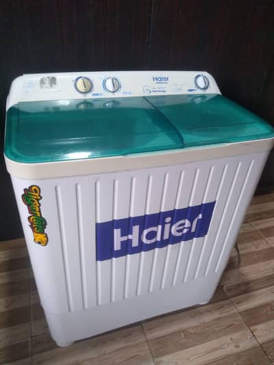Haier washing machine 8kg Capacity double tub