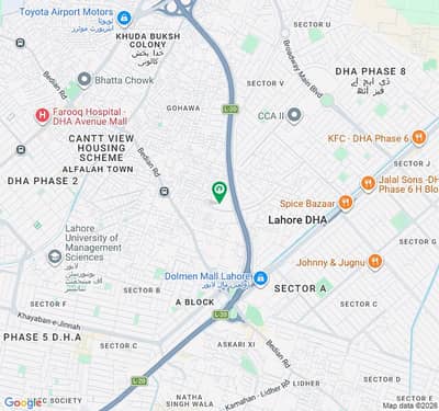 Prime 10 Marla Plot For Sale In Y Block DHA Phase 8 Lahore (Center Location)