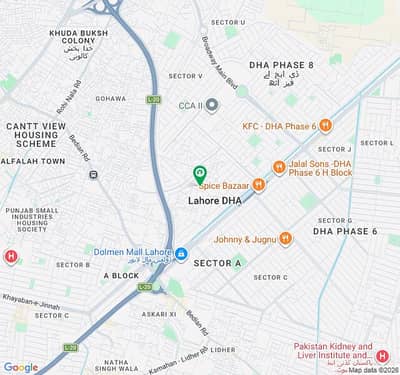 Prime 1 Kanal Plot for Sale in X Block DHA Phase 8 Lahore