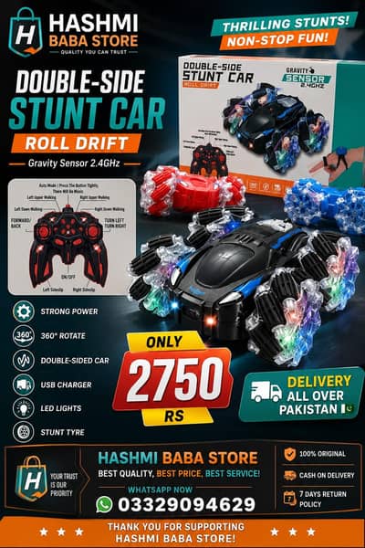 Remote control stunt Car for kids