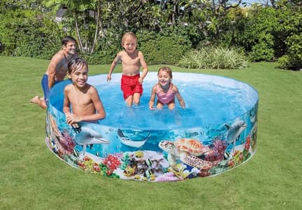 INTEX Coral Reef Snapset Pool (8' x 1'6"). 03020062817