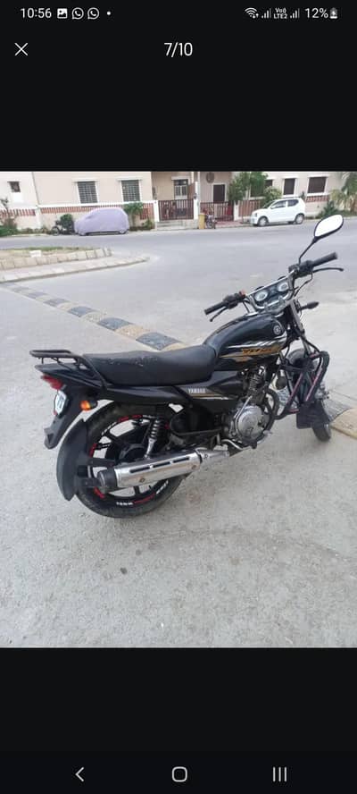 YAMAHA YBZ-DX 125CC 2021 (DECEMBER)  KARACHI NUMBER