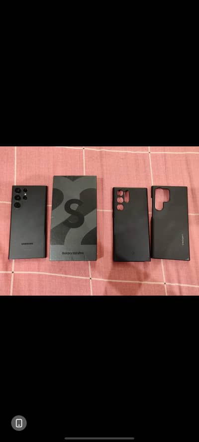s22 utra with box 256 gb