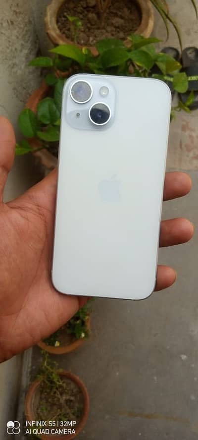 iPhone 15 jv 128 gb ice blue colour