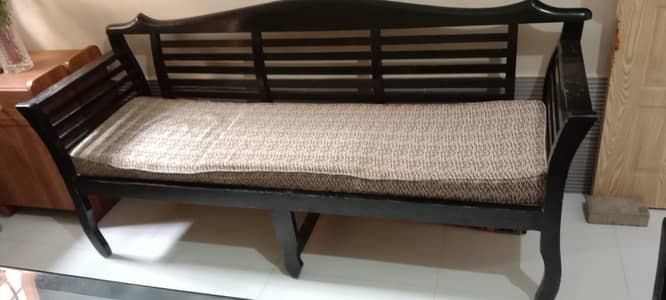 Wooden sofa set