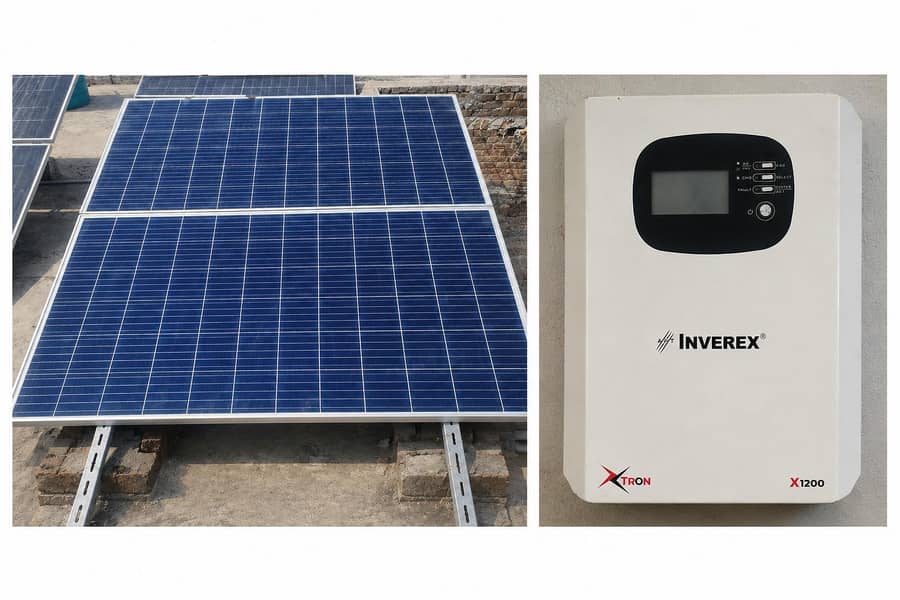 complete small solar setup 0