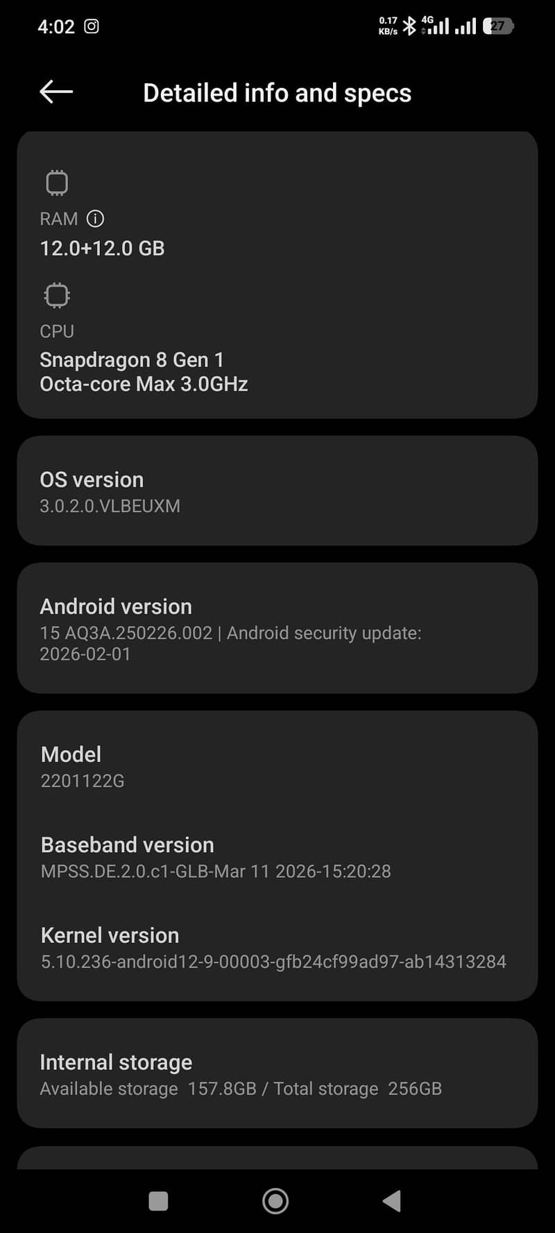 Xiaomi Mi 12 Pro 4