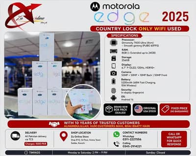 Motorola Moto Edge 2025 256/24 Brand New Box Pack