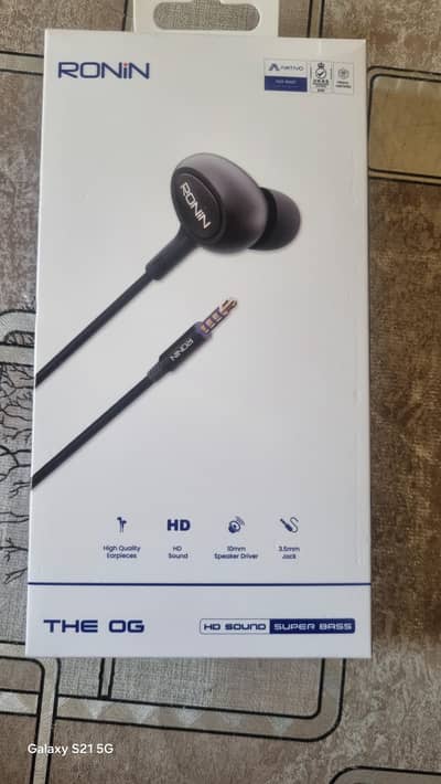 RONIN R-9 THE OG HANDSFREE- ORIGINAL | HD SOUND + SUPER BASS |10MM