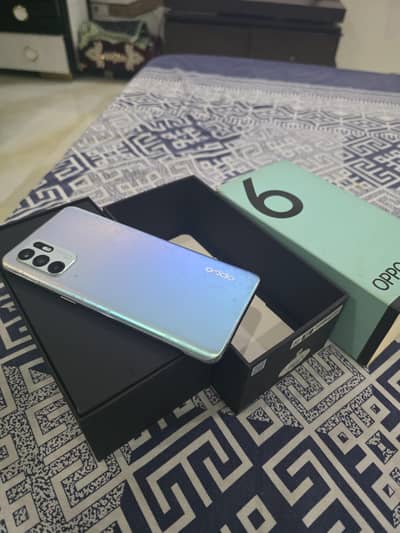 OPPO RENO 6 WITH BOX 8/128 DUAL SIM OFFICALLY APPROVED