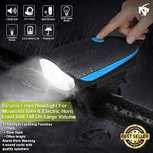 Bycycle horn light water proof light very bright and very loud sound
