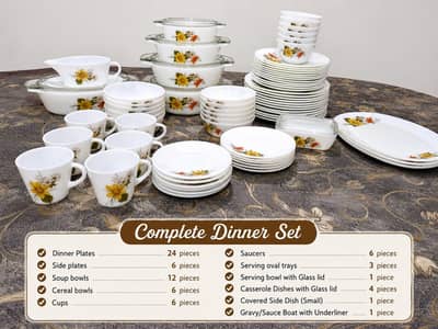 Premium Stone Dinner Set for Sale (Pathar Ka Set)